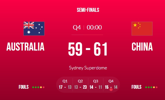 中国女篮力克澳大利亚晋级决赛 团队协作铸就胜