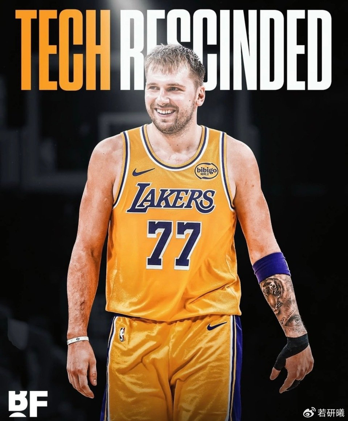 NBA联盟撤销东契奇技术犯